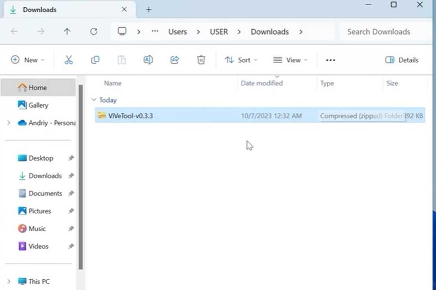 ViVeTool from GitHub Copilot - activate Microsoft Copilot - Step 3