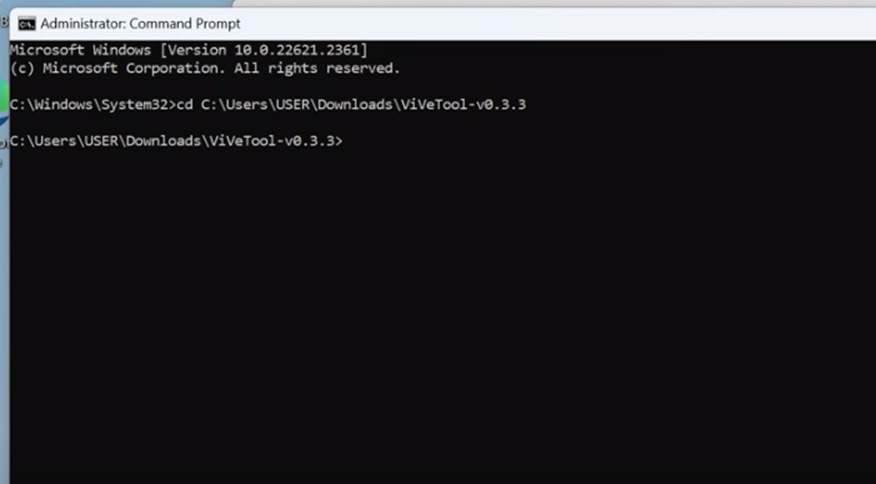 ViVeTool from GitHub Copilot - activate Microsoft Copilot - Step 7