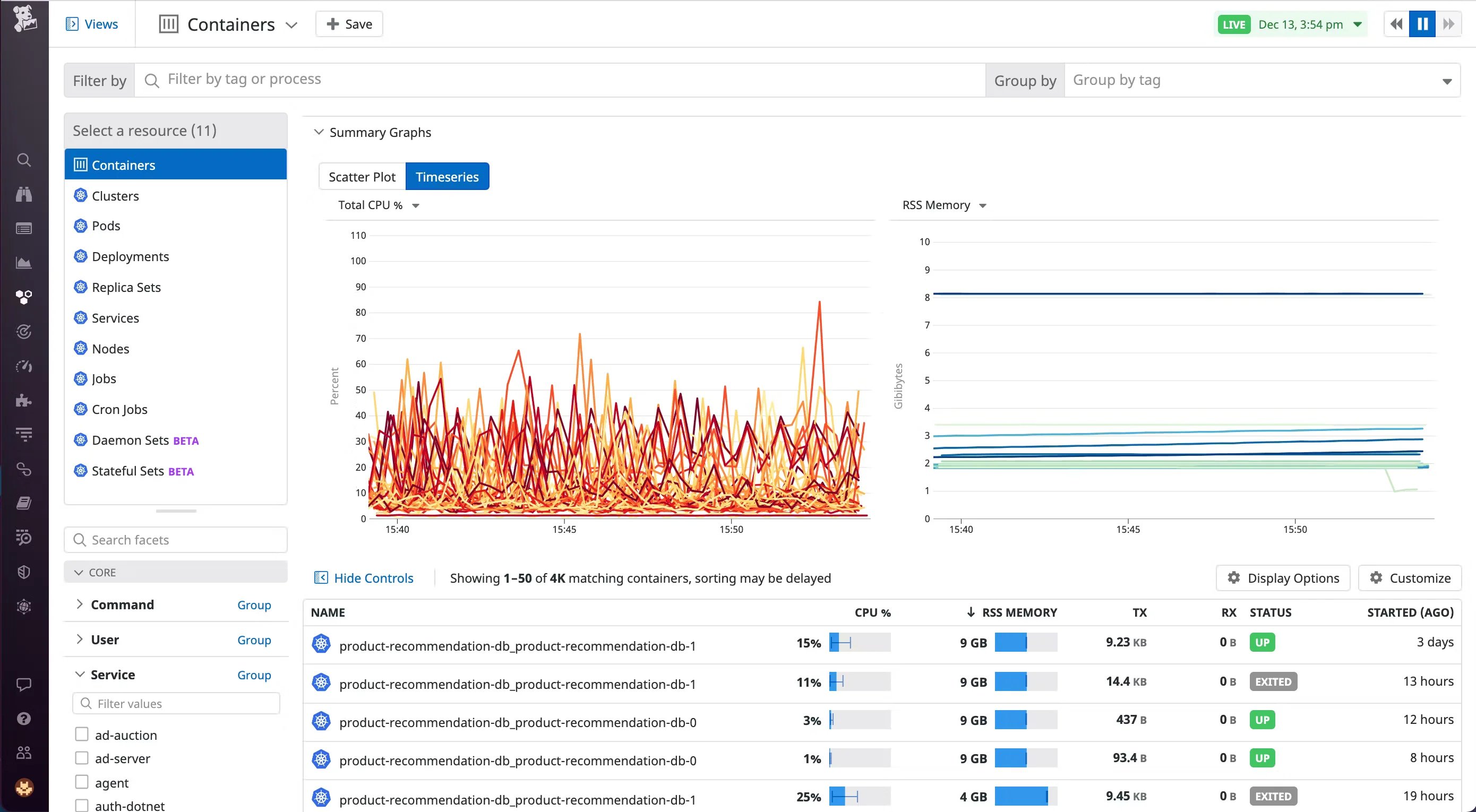 Datadog Infrastructure Monitoring Tool