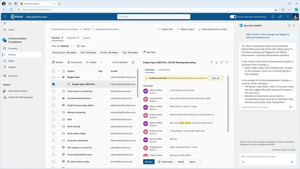 security-copilot-with-microsoft-purview-compliance-policies